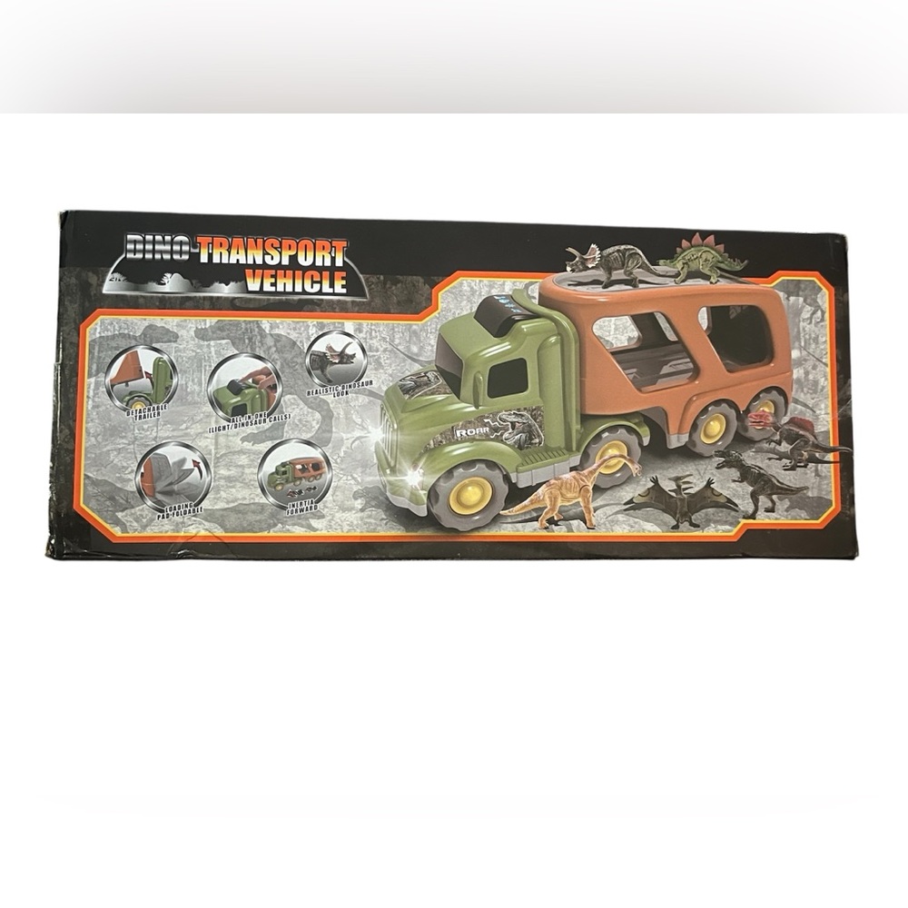 Dino Transport Vehicle With Lights & Sounds